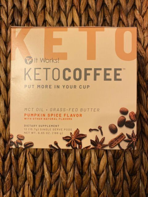 Pumpkin Keto Coffee It Works
 It Works Keto Coffee K Cups Pumpkin Spice Flavor