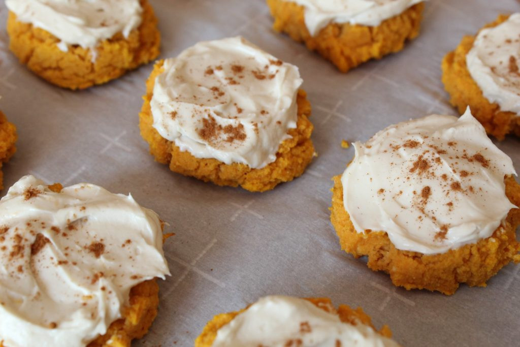 Pumpkin Keto Cookies
 Keto Pumpkin Cookies with Maple Cream Cheese Frosting