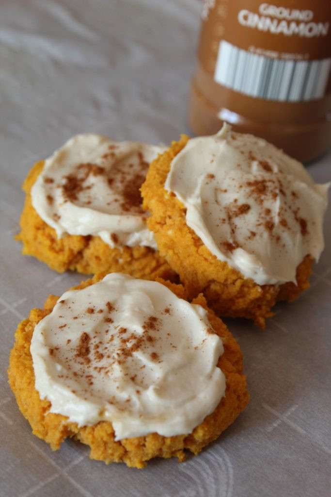 Pumpkin Keto Cookies
 Keto Pumpkin Cookies with Maple Cream Cheese Frosting