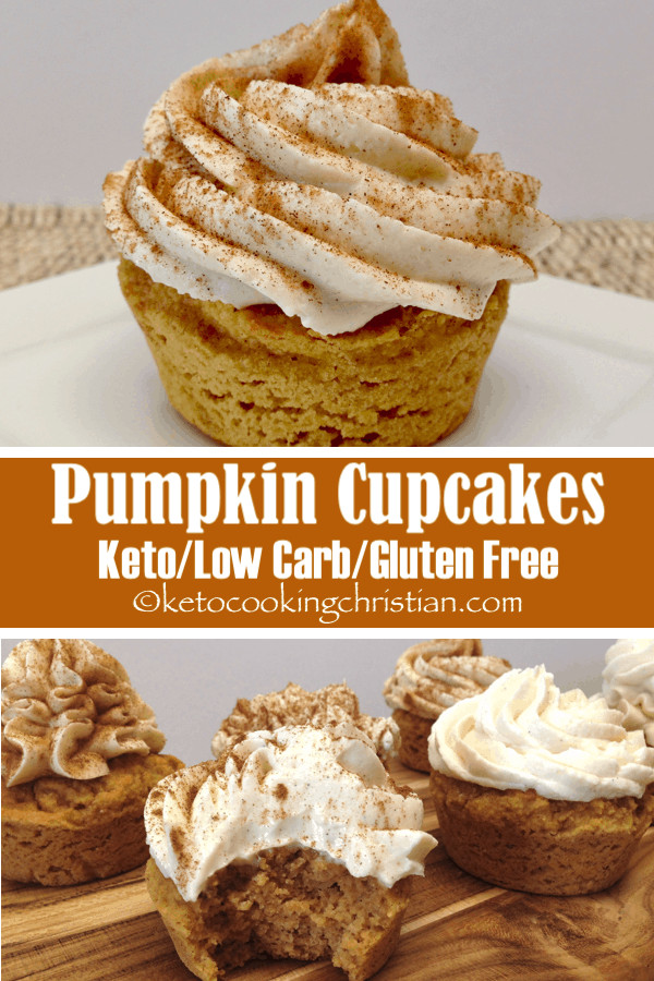 Pumpkin Keto Cupcakes
 Pumpkin Cupcakes Keto Low Carb & Gluten Free Keto