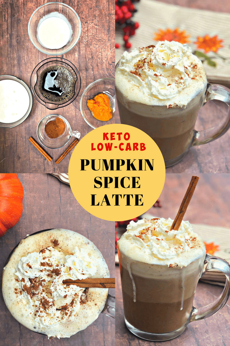 Pumpkin Keto Drink
 Keto Low Carb Copycat Starbucks Pumpkin Spice Latte with