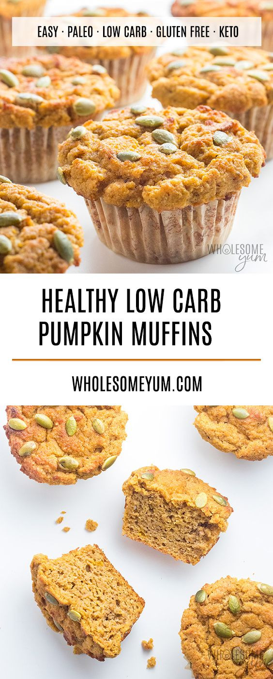 Pumpkin Keto Muffins Almond Flour
 Healthy Pumpkin Muffins Recipe with Coconut Flour & Almond