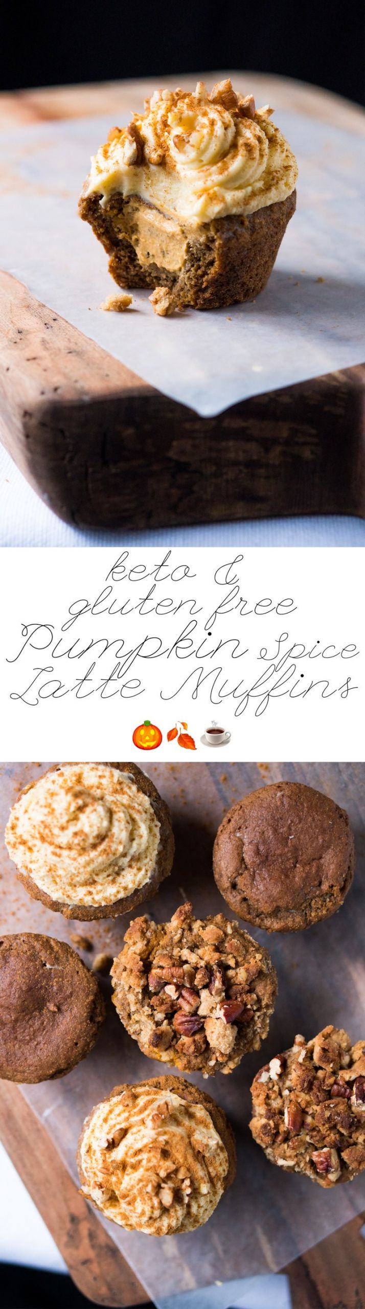 Pumpkin Keto Muffins
 Gluten Free & Keto Pumpkin Spice Latte Muffins ??☕ 2g net