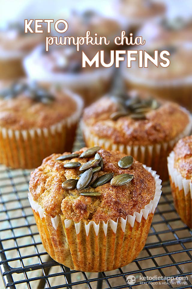 Pumpkin Keto Muffins
 Keto Pumpkin Chia Muffins