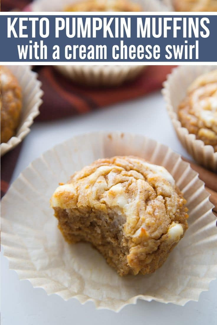 Pumpkin Keto Muffins
 Keto Pumpkin Muffins with Cream Cheese Swirl Low Carb