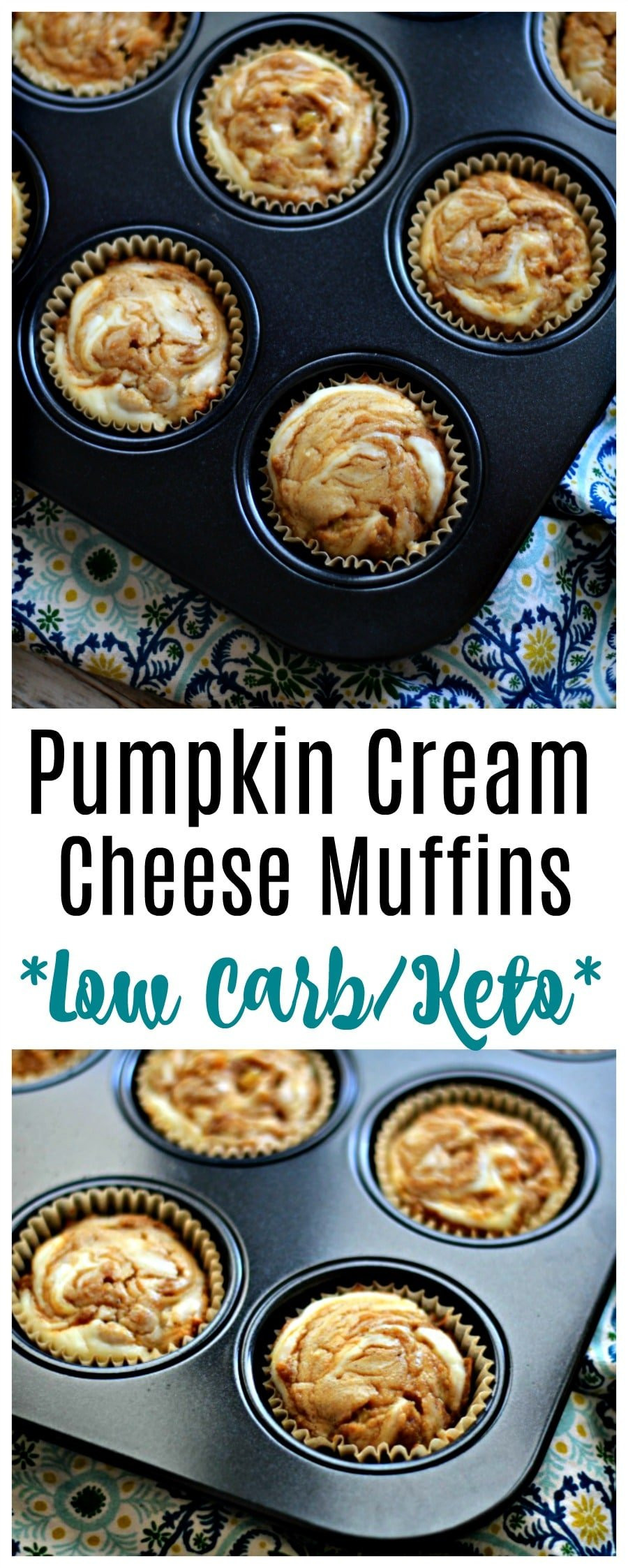 Pumpkin Keto Muffins
 Keto Pumpkin Muffins with Cream Cheese Swirl Low Carb