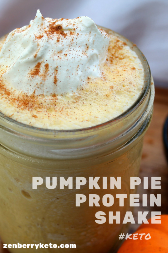 Pumpkin Keto Shake
 Pumpkin Pie Protein Shake – Zenberry Keto