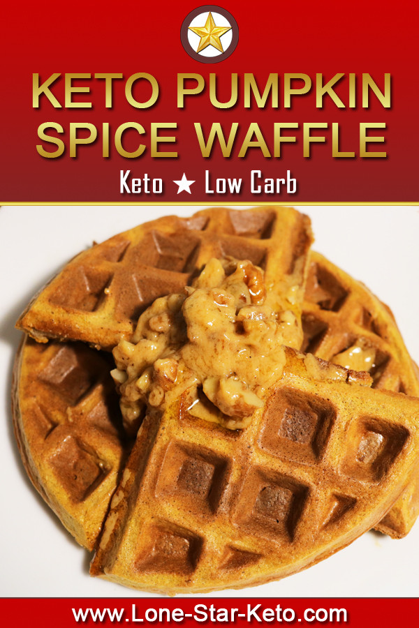 Pumpkin Keto Waffles
 Keto Pumpkin Spice Waffles ⋆ Fall Recipes ⋆ Lone Star Keto
