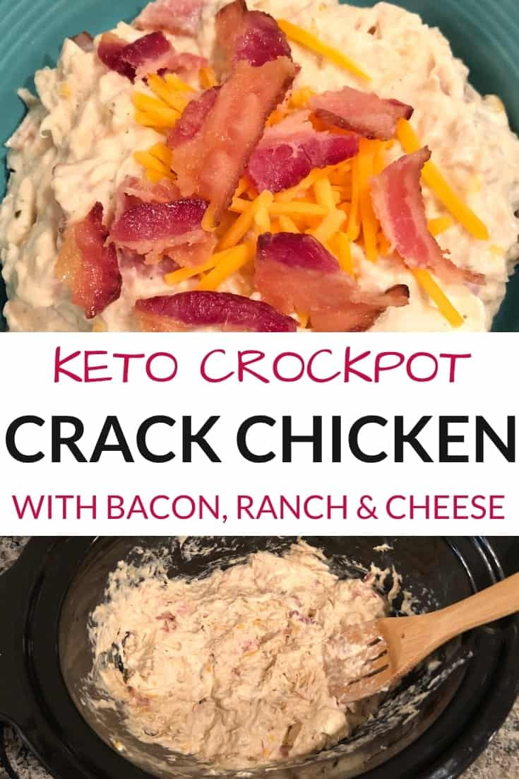 Ranch Chicken Crockpot Keto
 Keto Chicken Bacon Ranch Crockpot Slow Cooker Crack