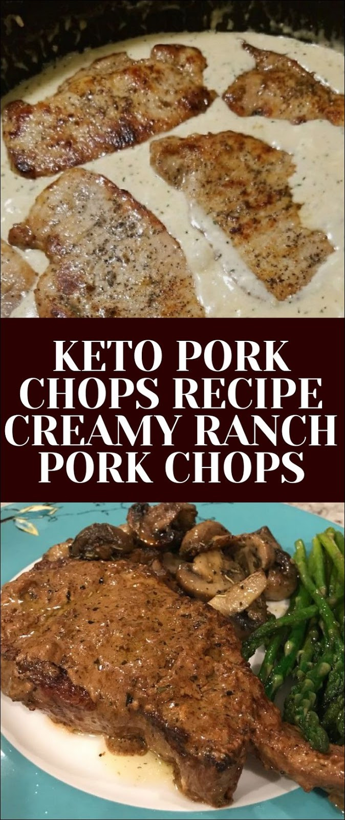 Ranch Pork Chops Crock Pot Keto
 Keto Pork Chops Recipe – Creamy Ranch Pork Chops