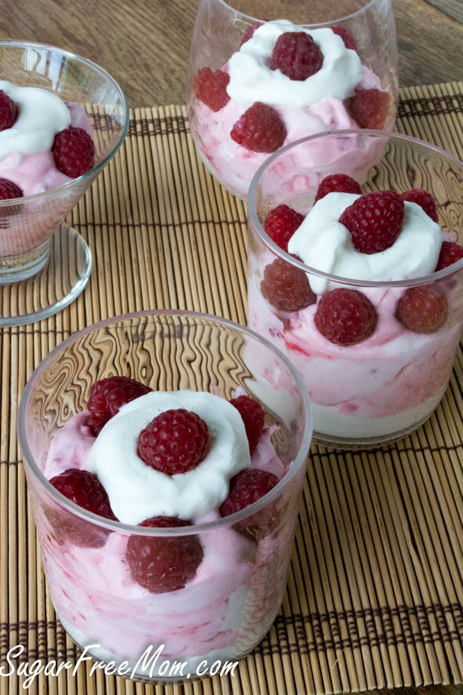 Raspberry Keto Dessert
 Keto Low Carb Raspberry Fool