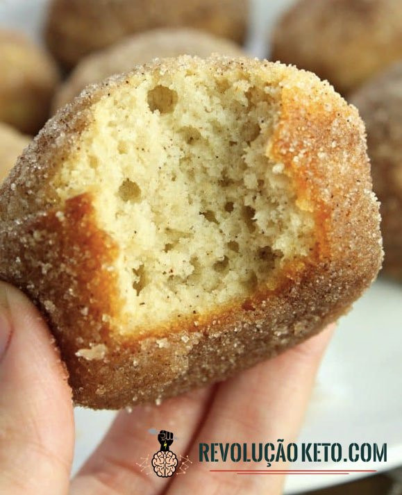 Receitas Keto Videos
 Sonho de padaria Keto donut cetogênico o voltar a