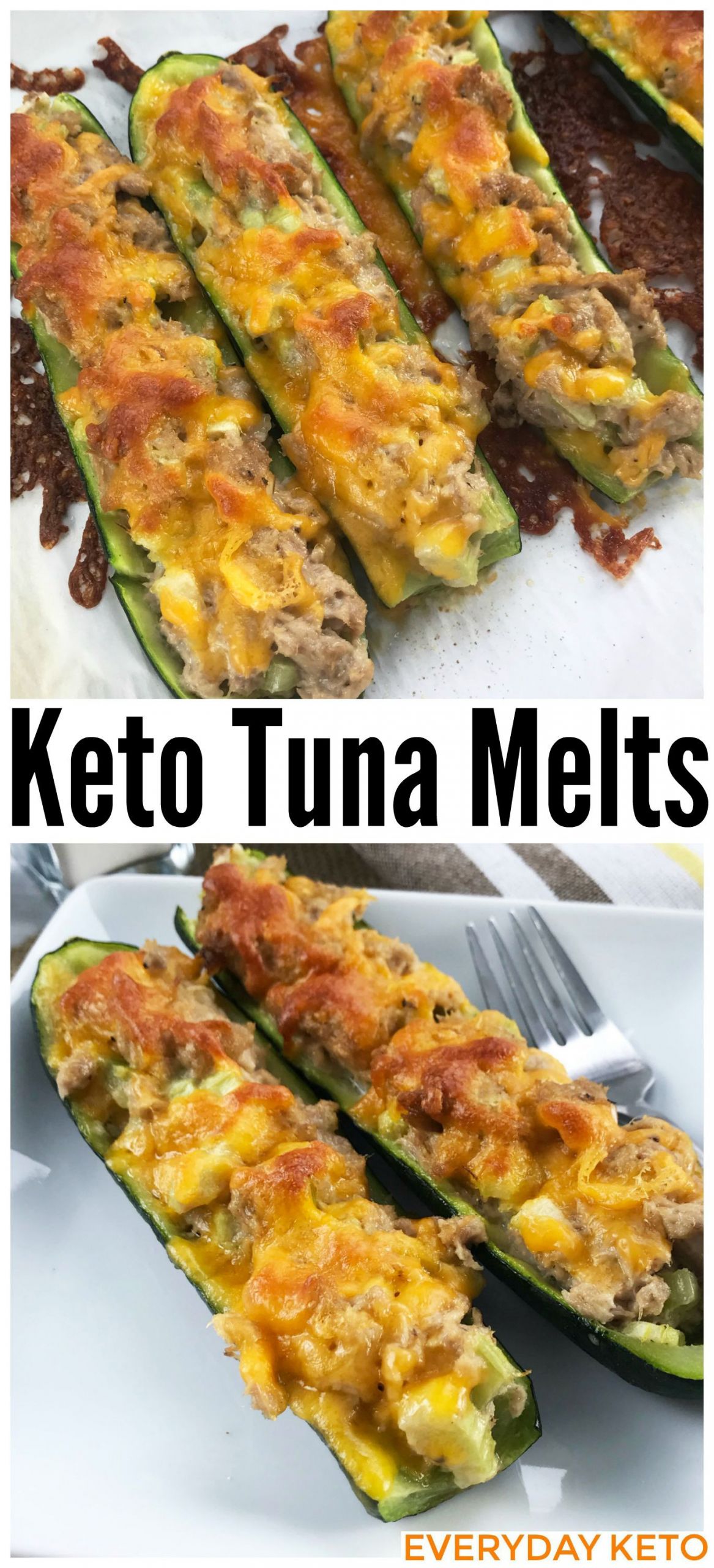 Receta Zucchini Keto
 Keto Tuna Melt on Zucchini Recipe