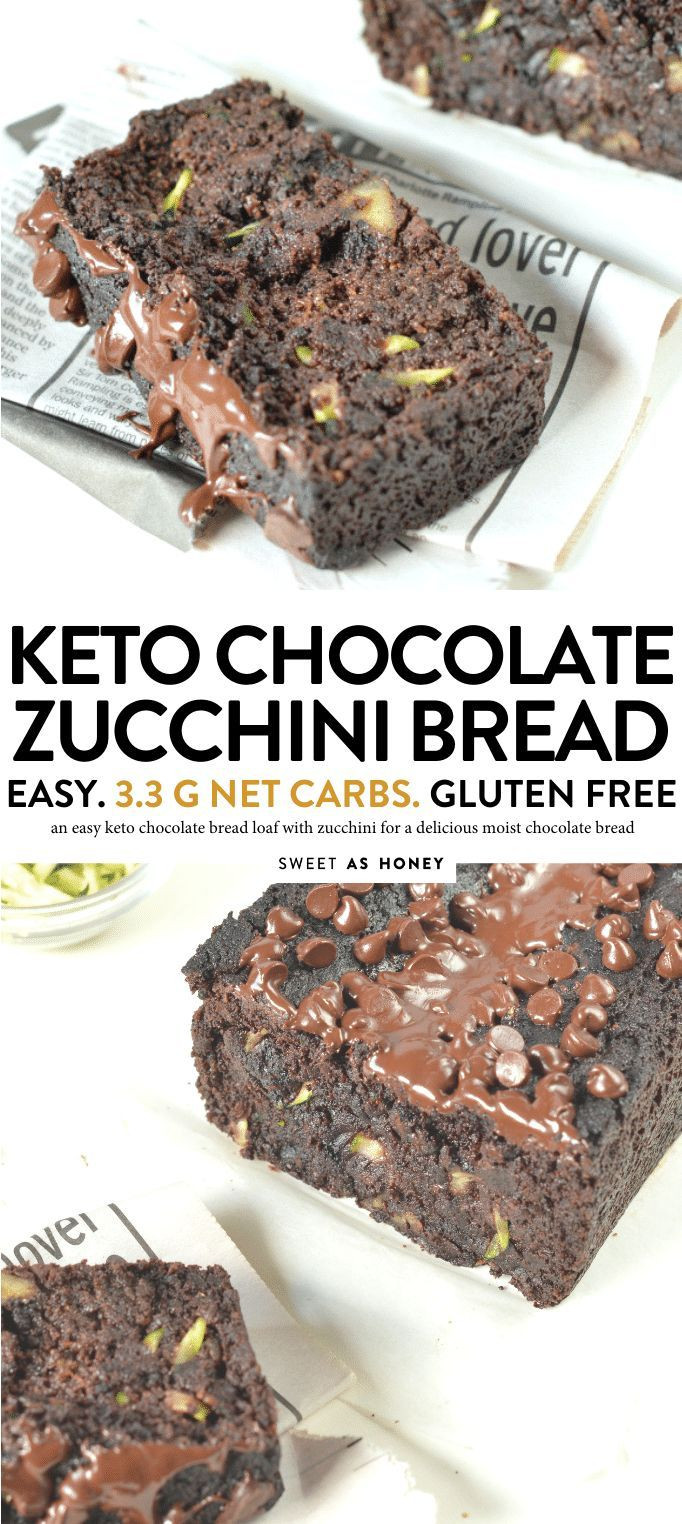 Recette Zucchini Keto
 KETO CHOCOLATE ZUCCHINI BREAD only 3 3 g net carbs