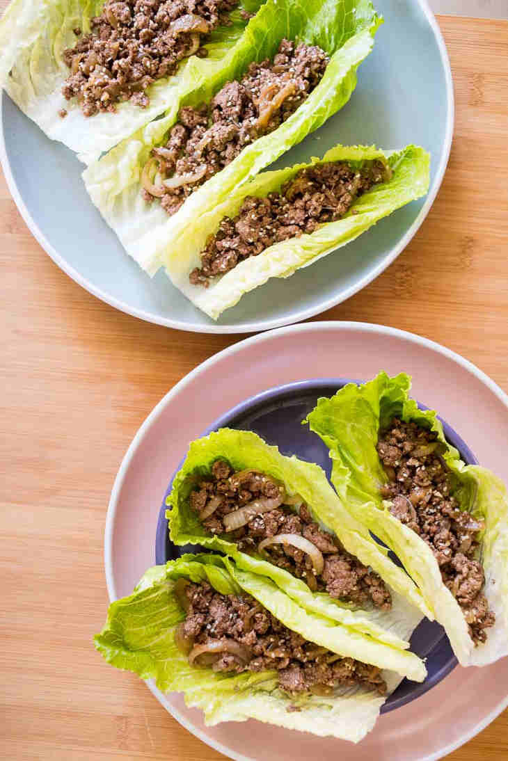 Recipes With Ground Beef Keto
 Keto Asian Ground Beef Lettuce Wraps Recipe