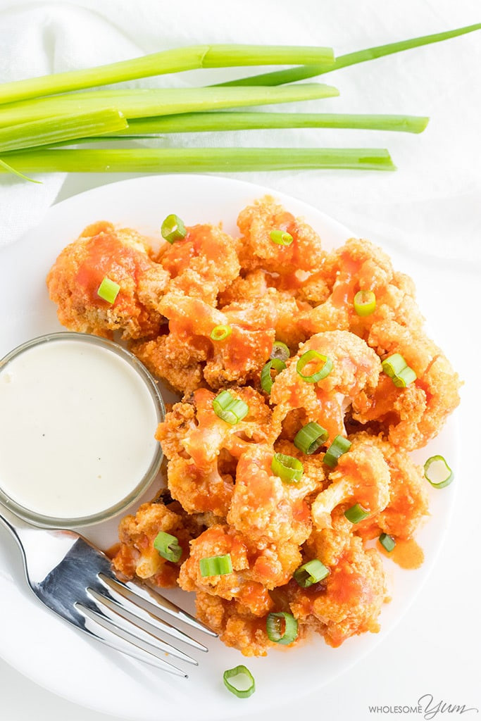 Roasted Buffalo Cauliflower Keto
 Baked Healthy Buffalo Cauliflower Bites Wings Recipe