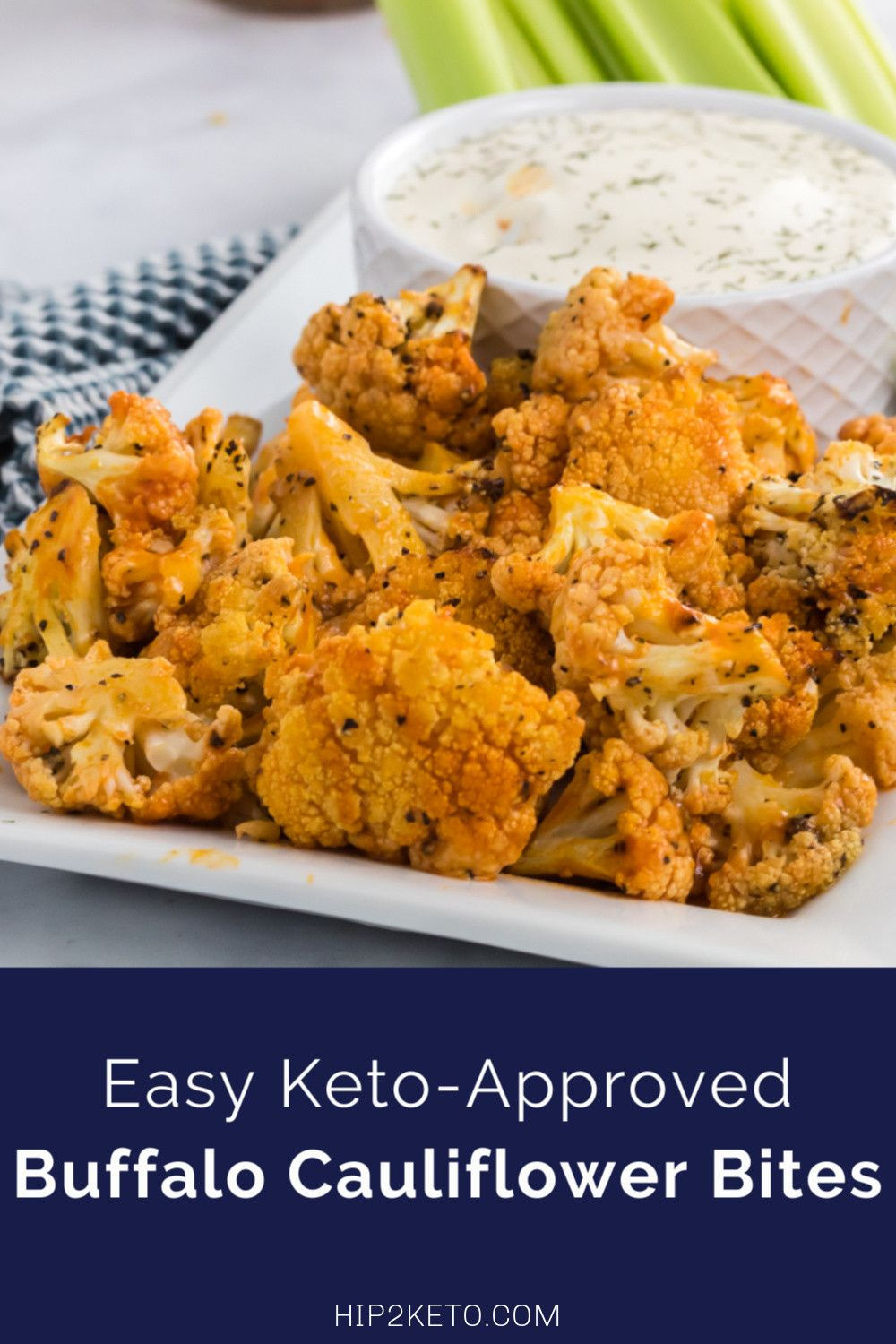 Roasted Buffalo Cauliflower Keto
 Keto Buffalo Cauliflower Bites in 2020