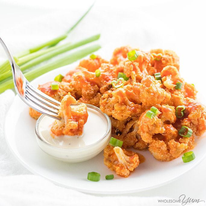 Roasted Buffalo Cauliflower Keto
 Baked Healthy Buffalo Cauliflower Bites Wings Recipe