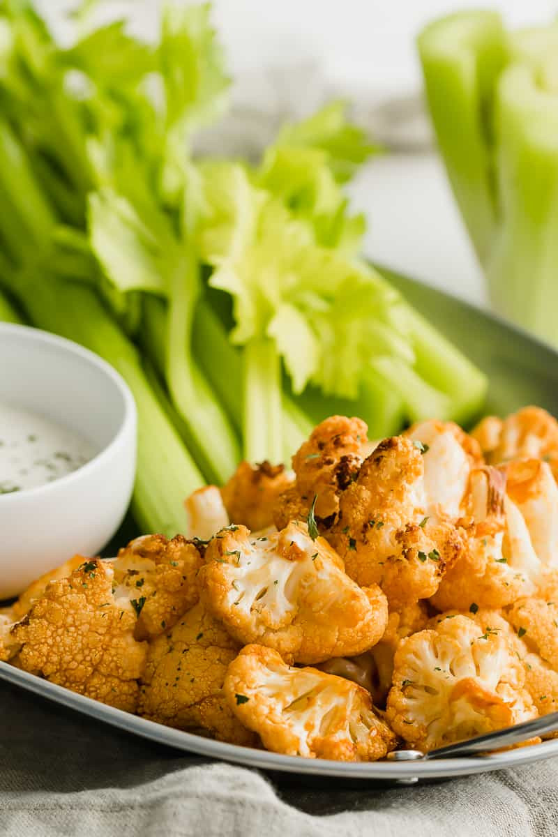 Roasted Buffalo Cauliflower Keto
 Buffalo Cauliflower Bites Recipe Keto Friendly