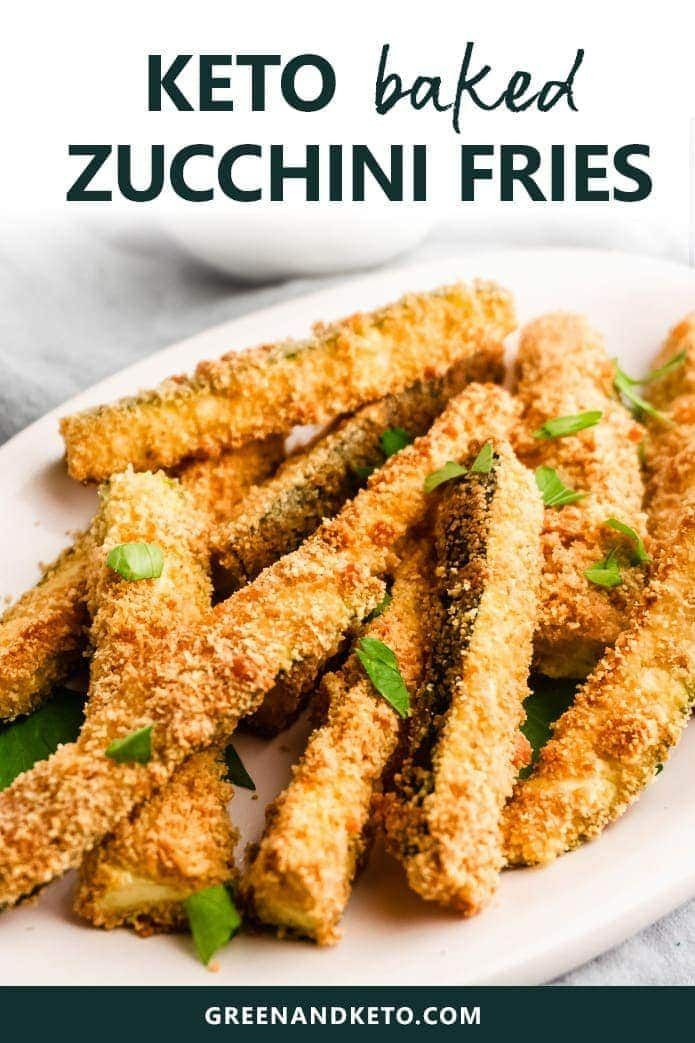 Roasted Zucchini Keto
 Oven Baked Keto Zucchini Fries Recipe in 2020