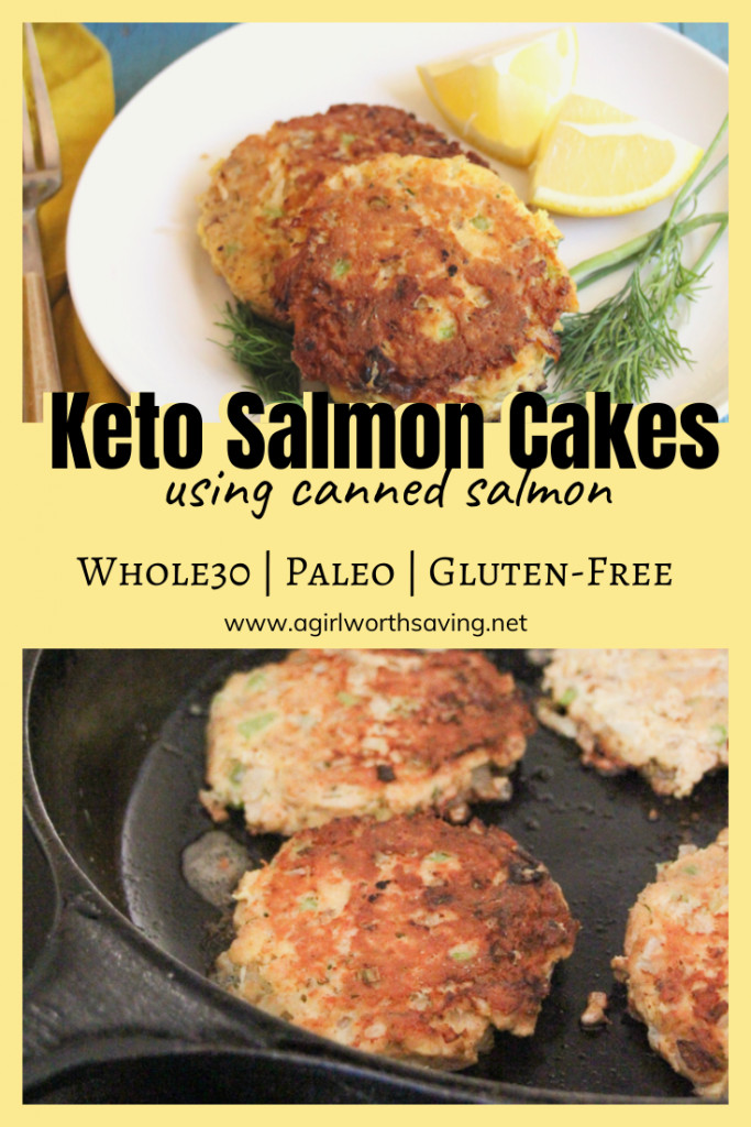 Salmon Cakes With Canned Salmon Keto
 Keto Paleo Salmon Cakes Recipe