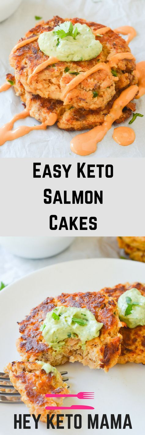 Salmon Cakes With Canned Salmon Keto
 Easy Keto Salmon Cakes Recipe