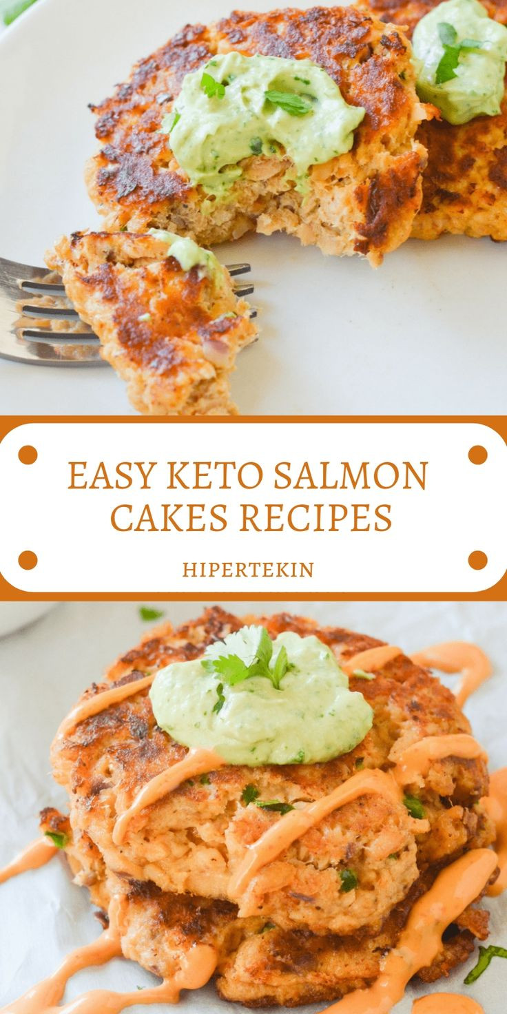 Salmon Keto Cakes
 EASY KETO SALMON CAKES RECIPES