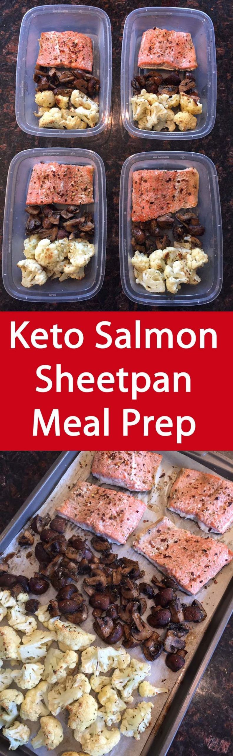 Salmon Keto Meal Prep Keto Salmon Sheet Pan Meal Prep Recipe