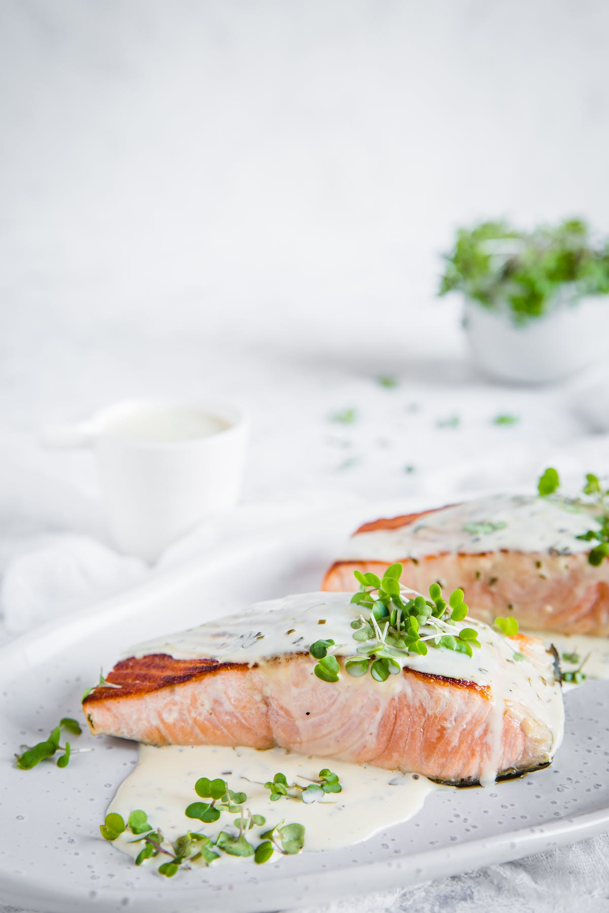 Salmon Keto Recipes Cream Cheeses
 Keto Salmon with Lemon Sauce — Recipe — Diet Doctor