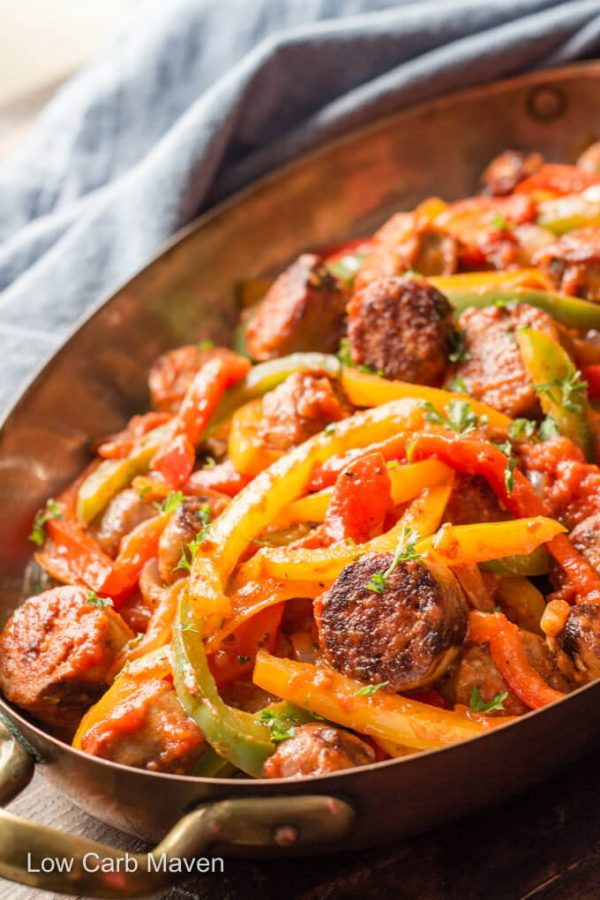 Sausage Keto Recipes
 Italian Sausage Peppers and ions with Sauce