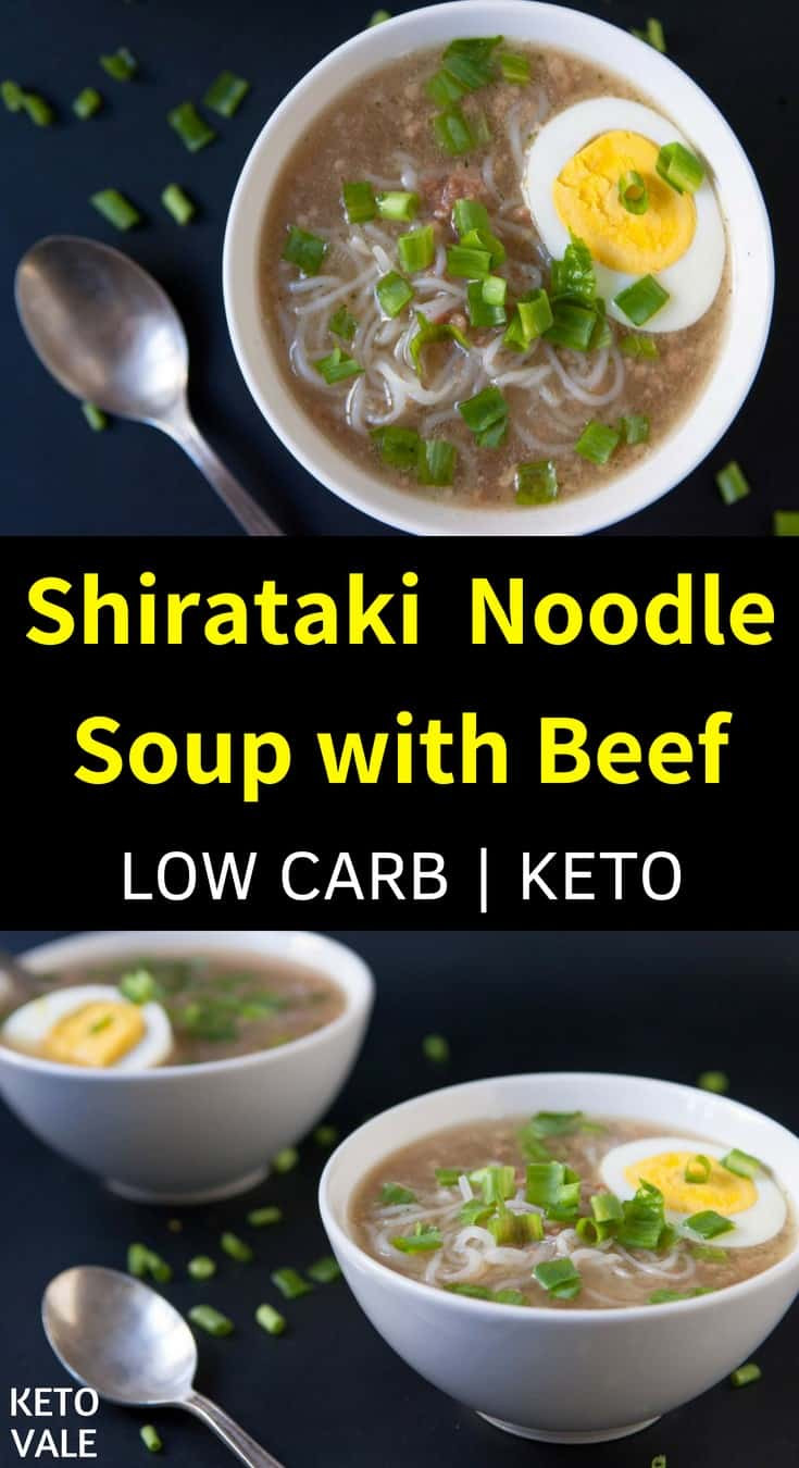 Shirataki Noodle Recipes Keto Videos
 Keto Beef Shirataki Noodle Soup Low Carb Recipe