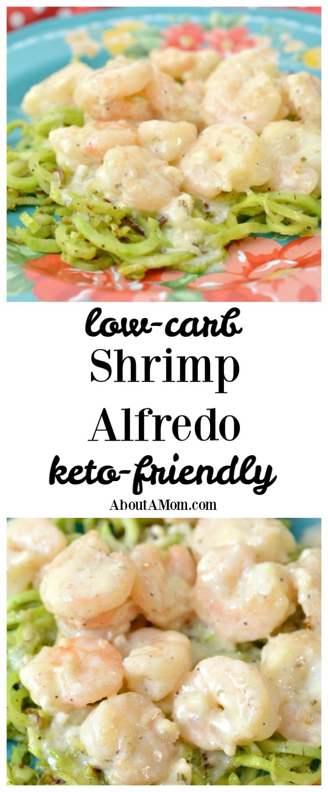 Shrimp Keto Alfredo
 Flavorful Low Carb Shrimp Alfredo Recipe About a Mom