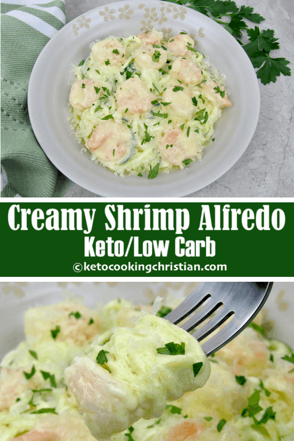 Shrimp Keto Alfredo
 Creamy Shrimp Alfredo Keto and Low Carb Keto Cooking
