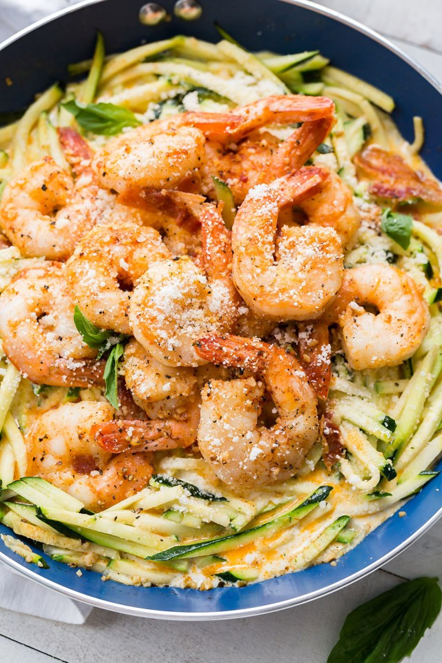 Shrimp Keto Alfredo
 Simple Garlic Shrimp Alfredo With Zoodles Good Cook Good