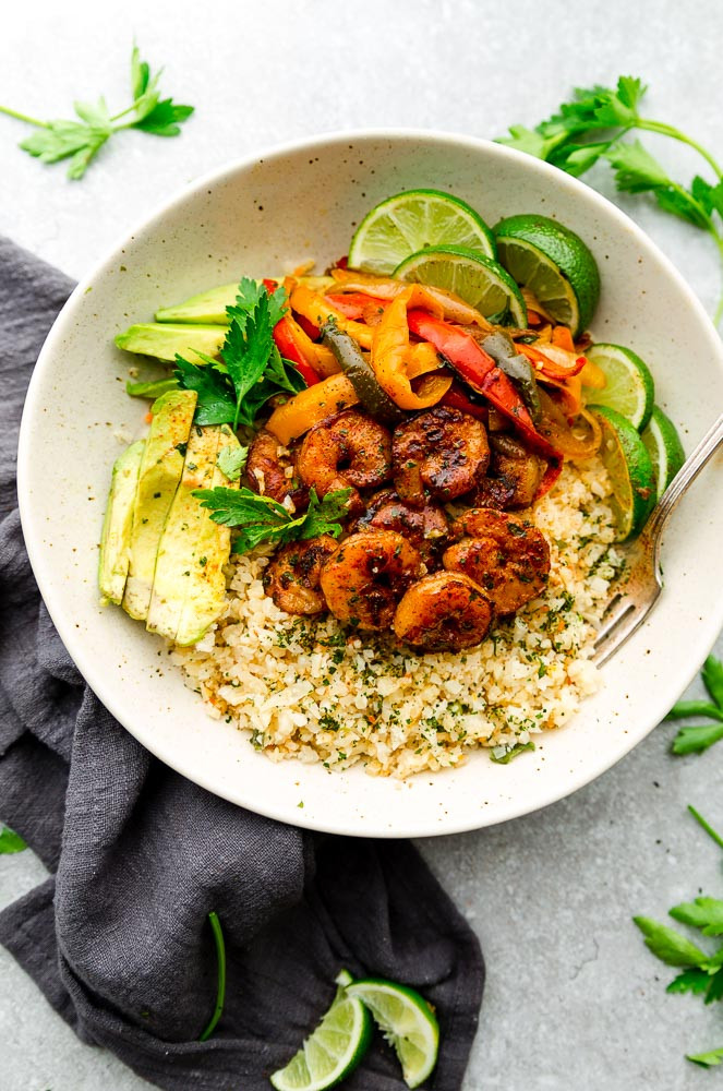 Shrimp Keto Recipes Low Carb
 Low Carb Chipotle Lime Shrimp Bowls Keto Paleo Whole 30