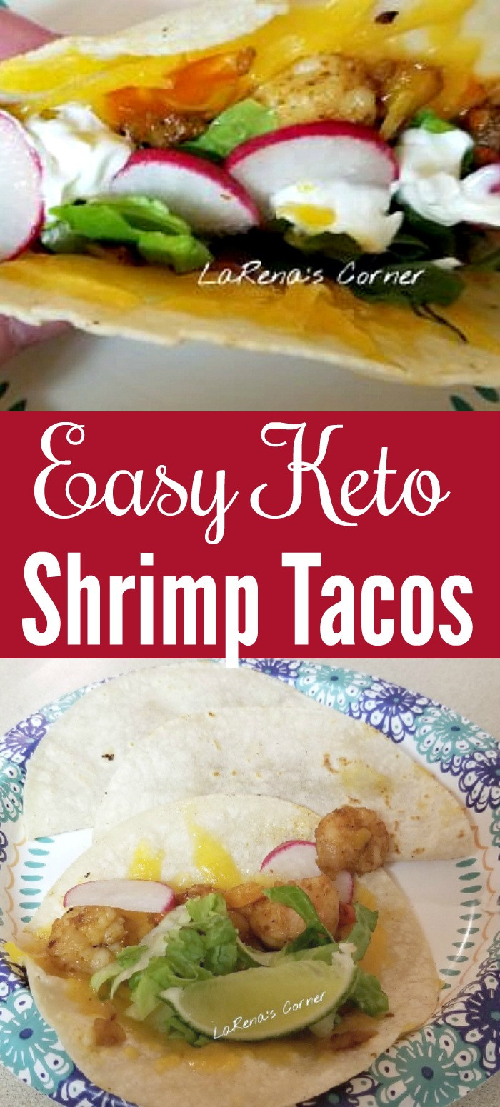 Shrimp Keto Tacos
 Easy Keto Shrimp Tacos Recipe on gluten free tortillas