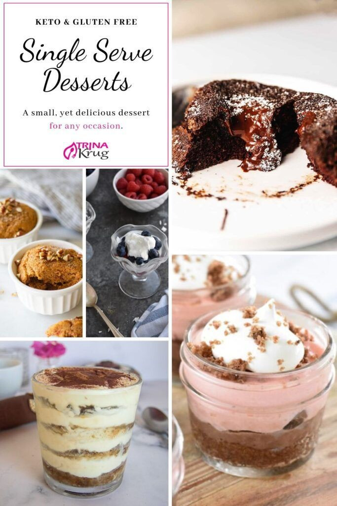 Single Serve Keto Dessert
 Single Serve Desserts