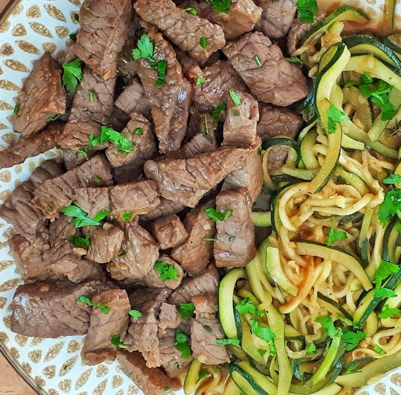 Sirloin Steak Recipes Crockpot Keto
 Keto Steak Bites & Zucchini Noodles Recipe
