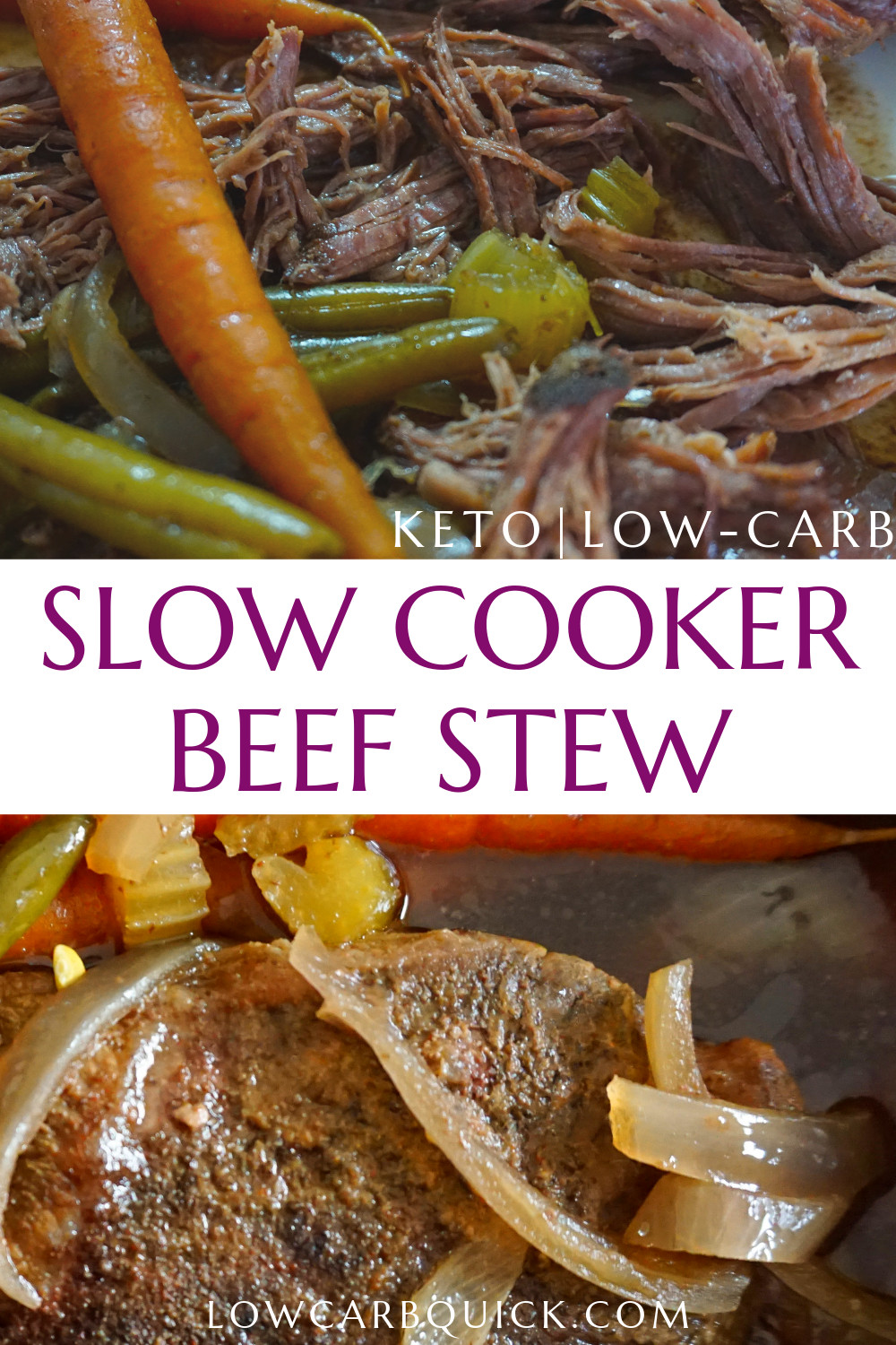 Slow Cooker Keto Beef Stew
 Easy Keto Beef Stew Recipe