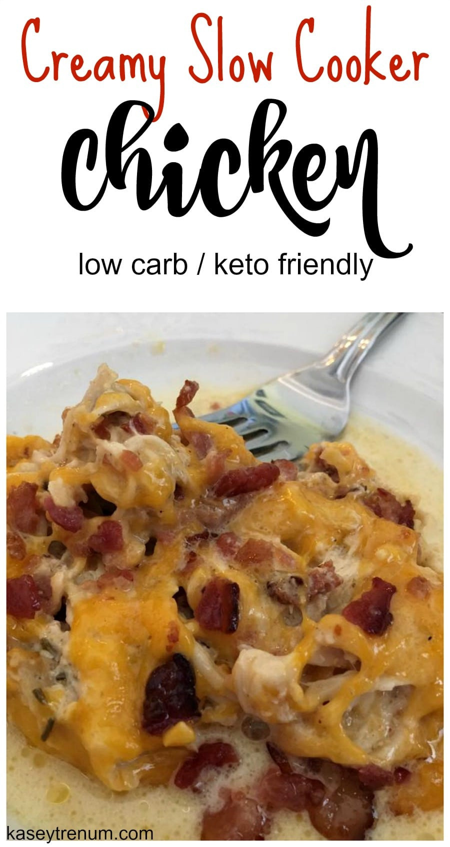 Slow Cooker Keto Chicken Recipes
 Creamy Slow Cooker Chicken with Bacon & Cheese low carb