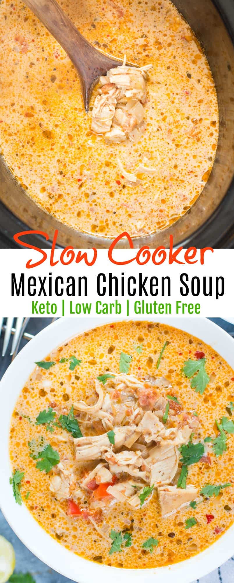 Slow Cooker Keto Chicken Soup
 SLOW COOKER MEXICAN CHICKEN SOUP The flavours of kitchen