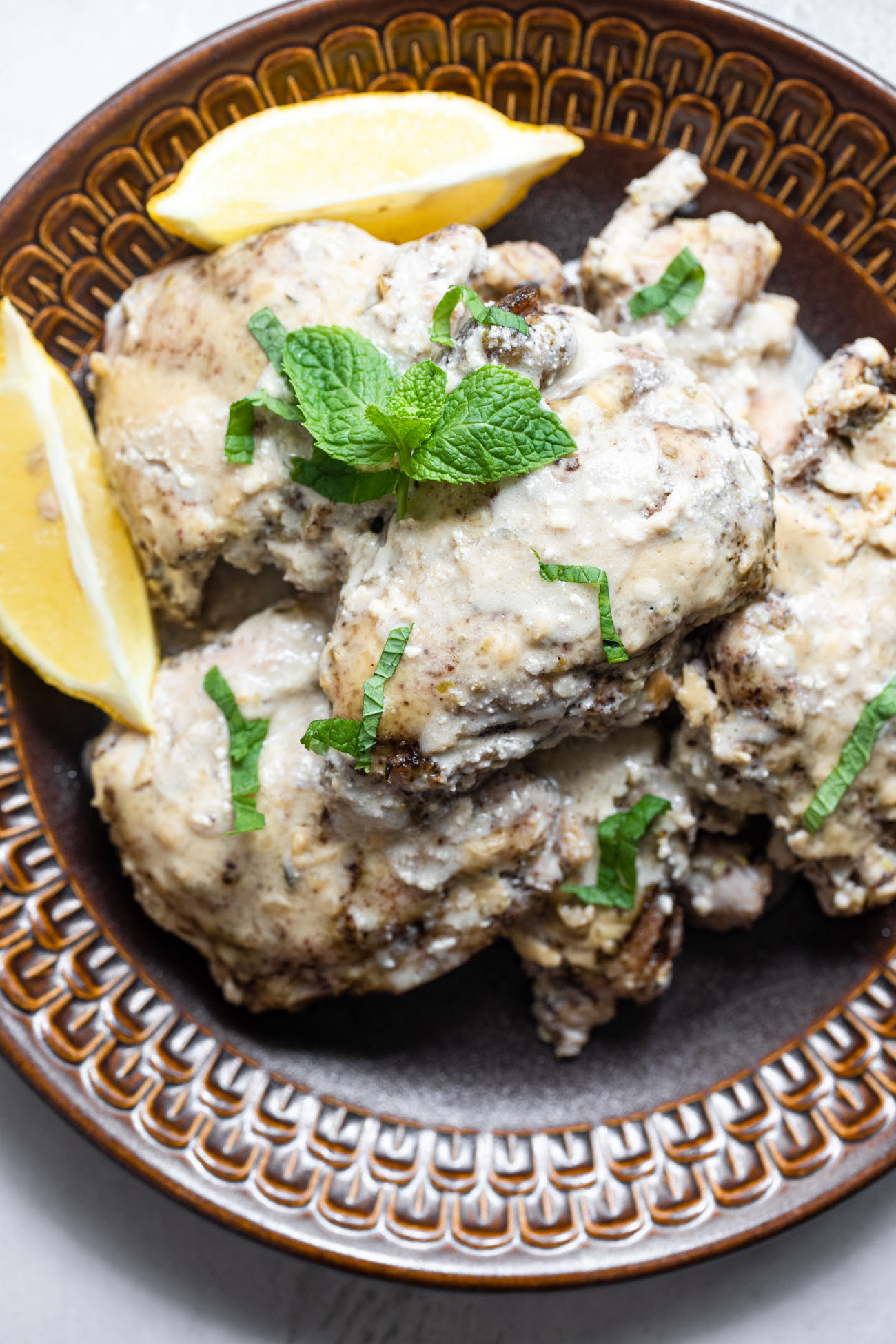 Slow Cooker Keto Chicken Thighs
 Easy Middle Eastern Keto Slow Cooker Chicken Thighs