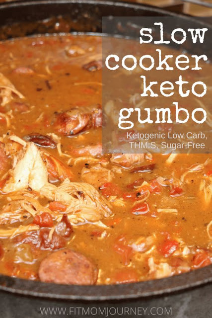 Slow Cooker Keto Gumbo
 TOPRECIPES KETO GUMBO SLOW COOKER THM S LOW CARB
