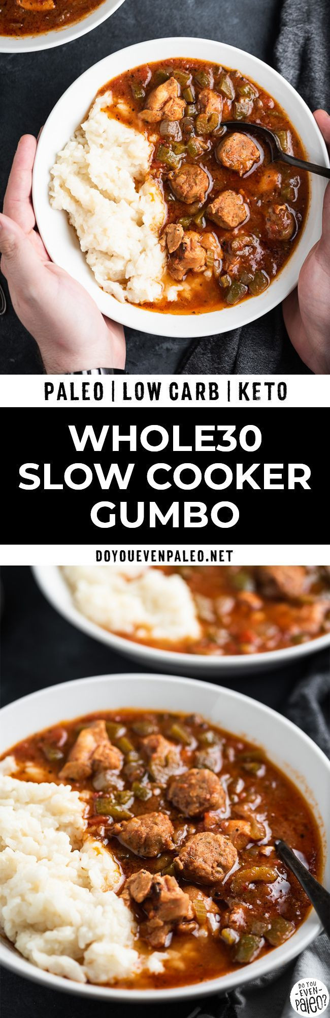 Slow Cooker Keto Gumbo
 Keto Slow Cooker Gumbo this Whole30 recipe makes a