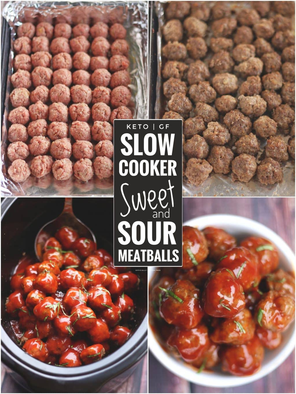 Slow Cooker Keto Meatballs
 Keto Slow Cooker Sweet and Sour Meatballs