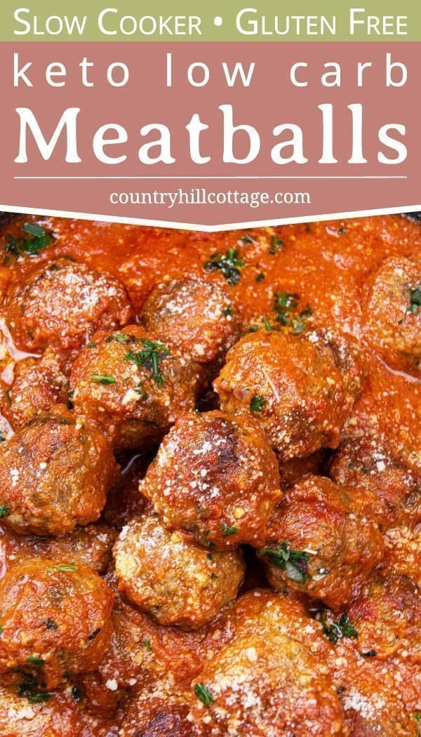 Slow Cooker Keto Meatballs
 Keto Meatballs – Italian Slow Cooker Meatball Recipe Low