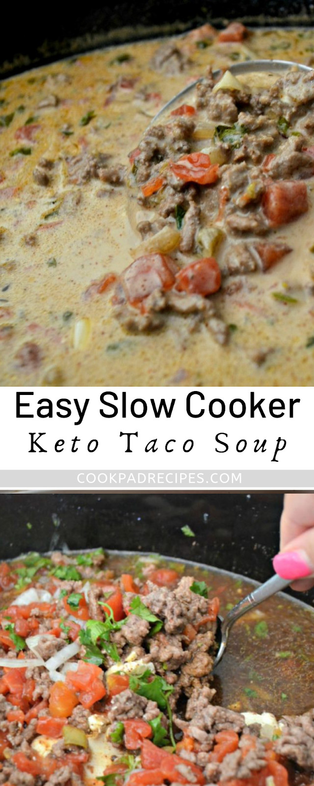 Slow Cooker Keto Recipes Ground Beef
 EASY SLOW COOKER KETO TACO SOUP