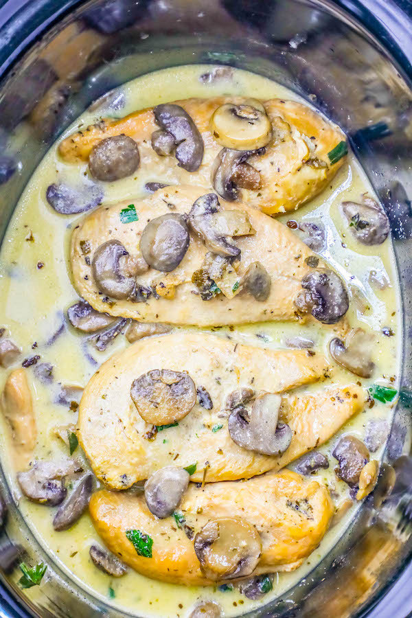 Slow Cooker Keto Recipes
 Easy Low Carb e Pot Slow Cooker Creamy Chicken Marsala
