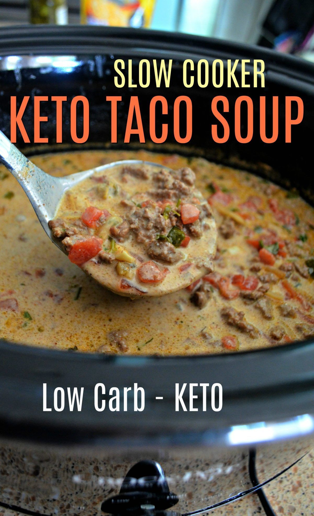 Slow Cooker Keto Soup
 Make the BEST Keto Taco Soup in Your Slow Cooker or