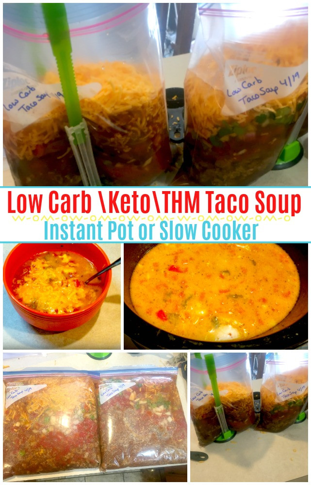 Slow Cooker Keto Taco Soup
 Low Carb Taco Soup for the Instant Pot or Slow Cooker